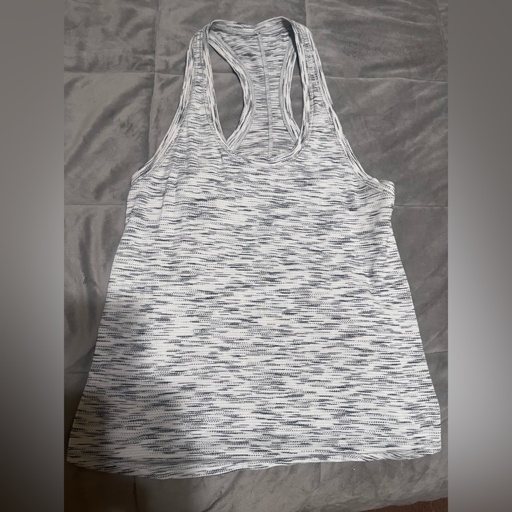 Lululemon Athletica Black and White Tank Top
